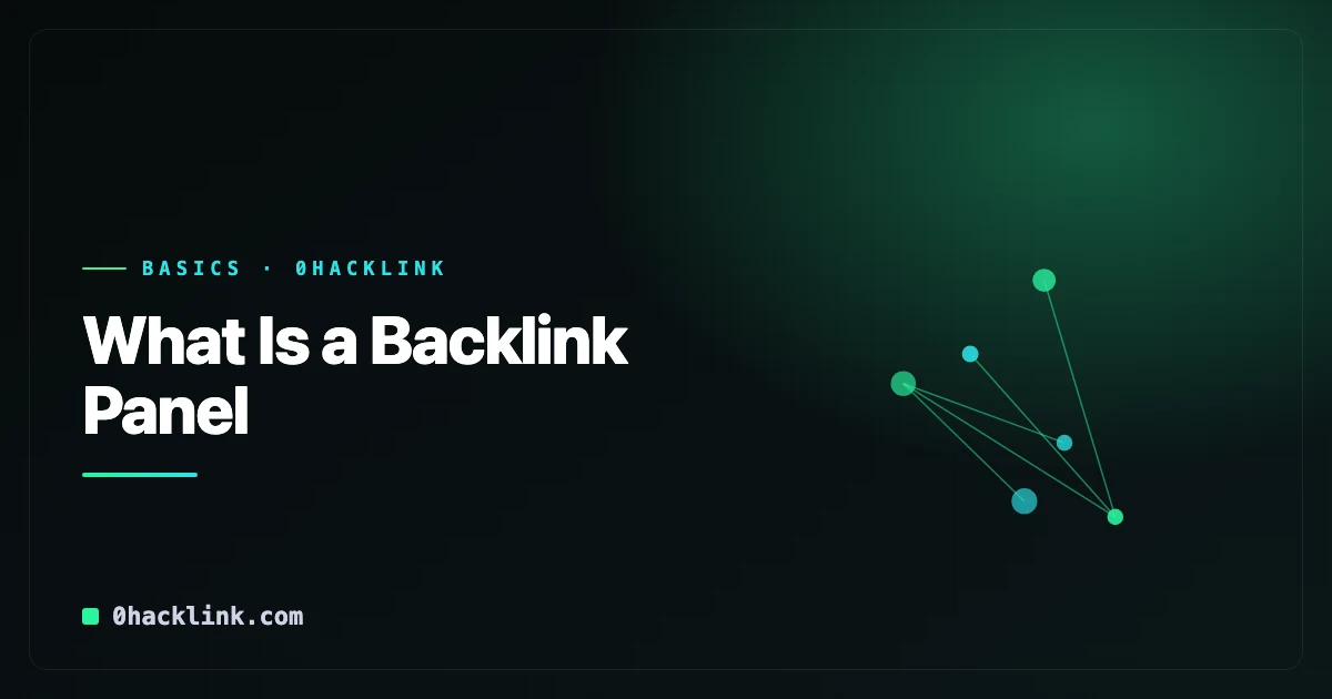 ما هي لوحة Hacklink؟ دليل شامل لطلب الروابط بالخدمة الذاتية
